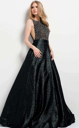 1 of 6 Jovani 49220 Black/Green