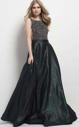 5 of 6 Jovani 49220 Black/Green
