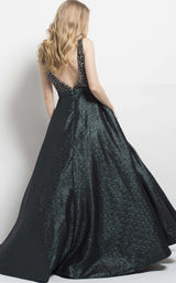 6 of 6 Jovani 49220 Black/Green