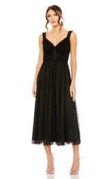 1 of 6 Mac Duggal 8056 Dress Black