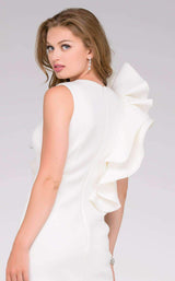 4 of 6 Jovani 49868 White