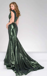 2 of 3 Jovani 56969 Olive