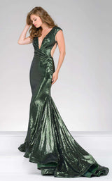 4 of 4 Jovani 56969 Olive