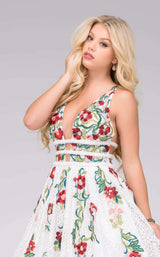 5 of 7 Jovani 48891 Off White/Multi