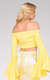 4 of 4 Jovani 48922 Yellow