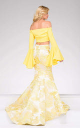 2 of 4 Jovani 48922 Yellow