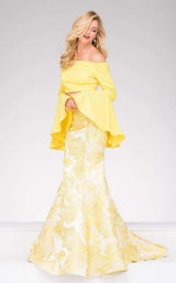 1 of 4 Jovani 48922 Yellow
