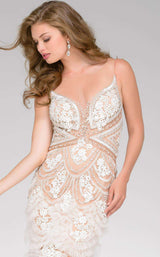 5 of 9 Jovani 41592 Ivory/Nude