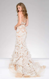 4 of 9 Jovani 41592 Ivory/Nude