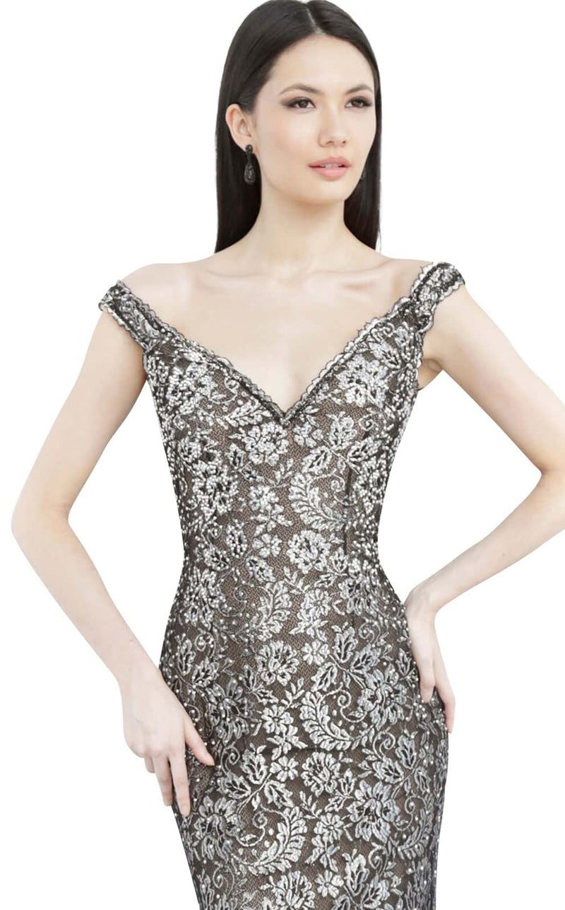 Jovani 8083 Black/Silver