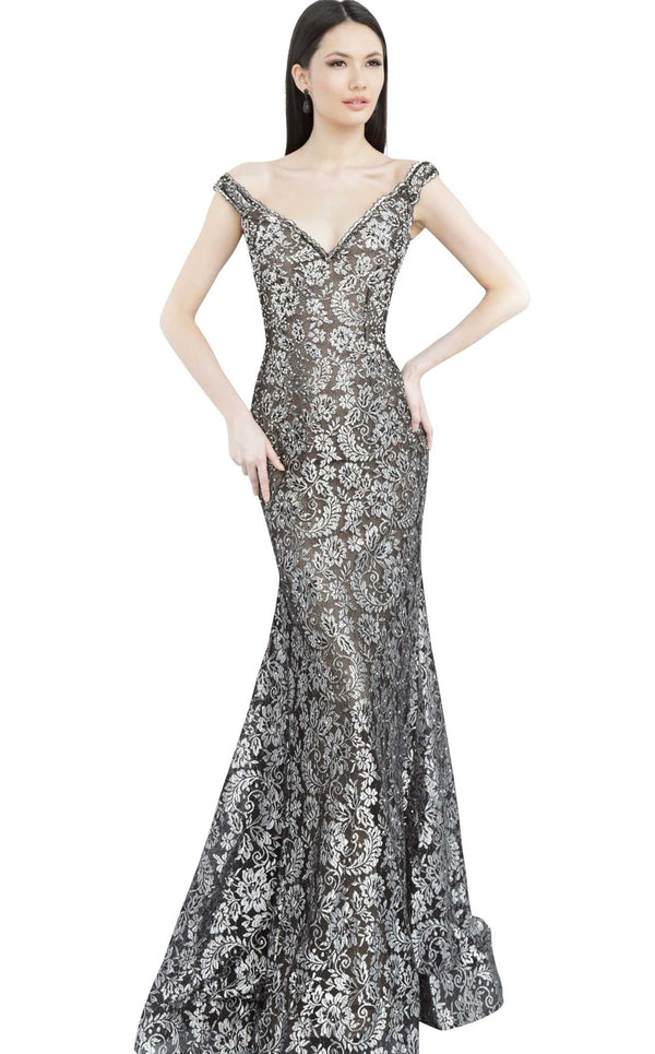 Jovani 8083 Black/Silver