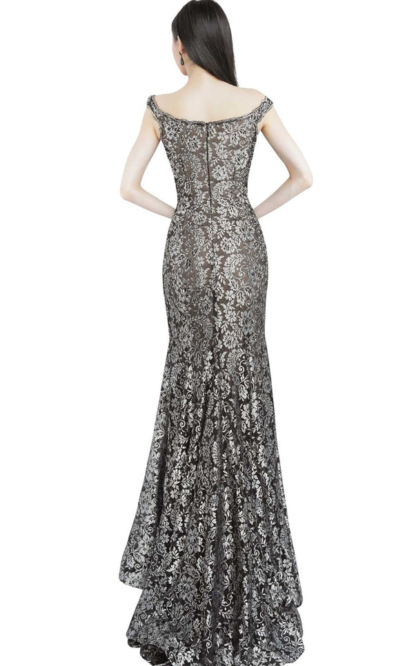 Jovani 8083 Black/Silver