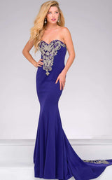 1 of 2 Jovani 20015 Purple
