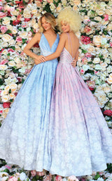 2 of 4 Clarisse 810150 Dress Powder-Blue