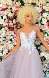 3 of 4 Clarisse 810152 Dress Mauve-Nude