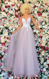 1 of 4 Clarisse 810152 Dress Mauve-Nude