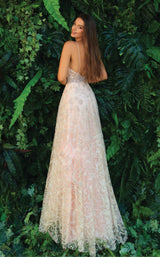 2 of 4 Clarisse 810156 Dress Champagne-Blush