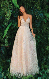 1 of 4 Clarisse 810156 Dress Champagne-Blush