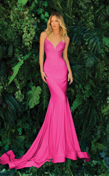 1 of 6 Clarisse 810197 Dress Neon-Pink