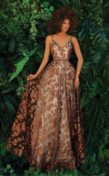 Clarisse 810250 Dress Copper-Nude