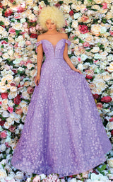 1 of 4 Clarisse 810262 Dress Violet