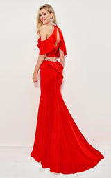 Angela and Alison 81033 Dress Hot-Red
