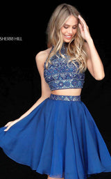 1 of 8 Sherri Hill 51297 Blue