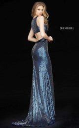 3 of 9 Sherri Hill 51364 Navy