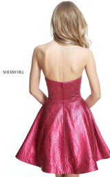 9 of 9 Sherri Hill 51365 Plum