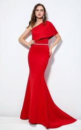 Angela and Alison 81071 Dress Hot Red