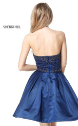 5 of 5 Sherri Hill 51399 Navy