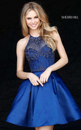 2 of 5 Sherri Hill 51399 Navy