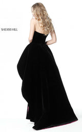 3 of 5 Sherri Hill 51418 Black/Fuchsia