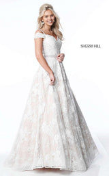 2 of 9 Sherri Hill 51451 Ivory/Nude