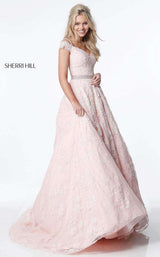 1 of 9 Sherri Hill 51451 Blush