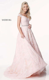 8 of 9 Sherri Hill 51451 Blush