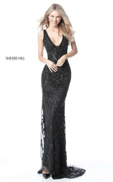 1 of 3 Sherri Hill 51473 Black