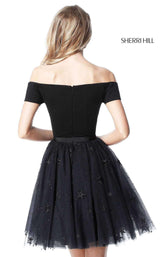 3 of 4 Sherri Hill 51505 Black/Black