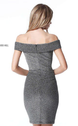 2 of 2 Sherri Hill 51530 Gun Metal