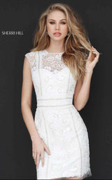 1 of 4 Sherri Hill 51287 Ivory