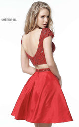 2 of 2 Sherri Hill 51300 Red