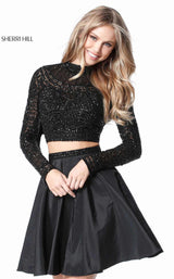 1 of 8 Sherri Hill 51301 Black