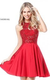 5 of 7 Sherri Hill 51302 Red