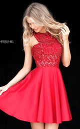 6 of 7 Sherri Hill 51302 Red