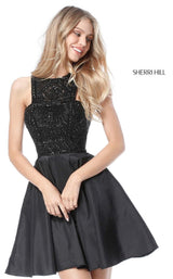 7 of 7 Sherri Hill 51302 Black