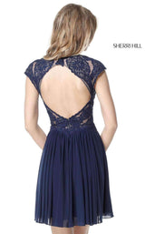 2 of 2 Sherri Hill 51311 Navy