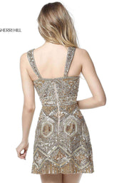 2 of 7 Sherri Hill 51344 Gold