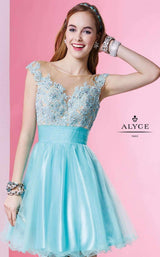 1 of 2 Alyce 1054 Blue Radiance