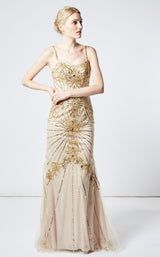 1 of 8 Faust 816 Dress Gold
