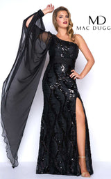 1 of 2 Mac Duggal 77117F Black